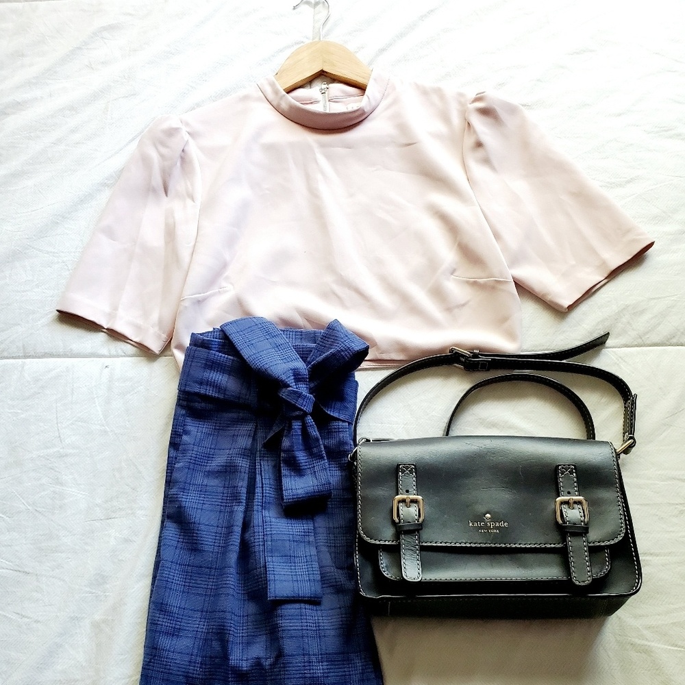 Pink  Leyden crop top